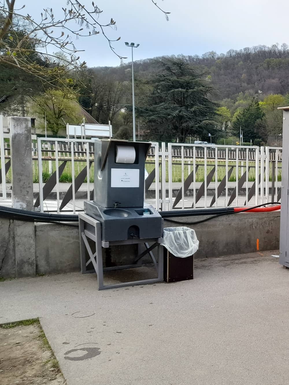 Lave main de chantier